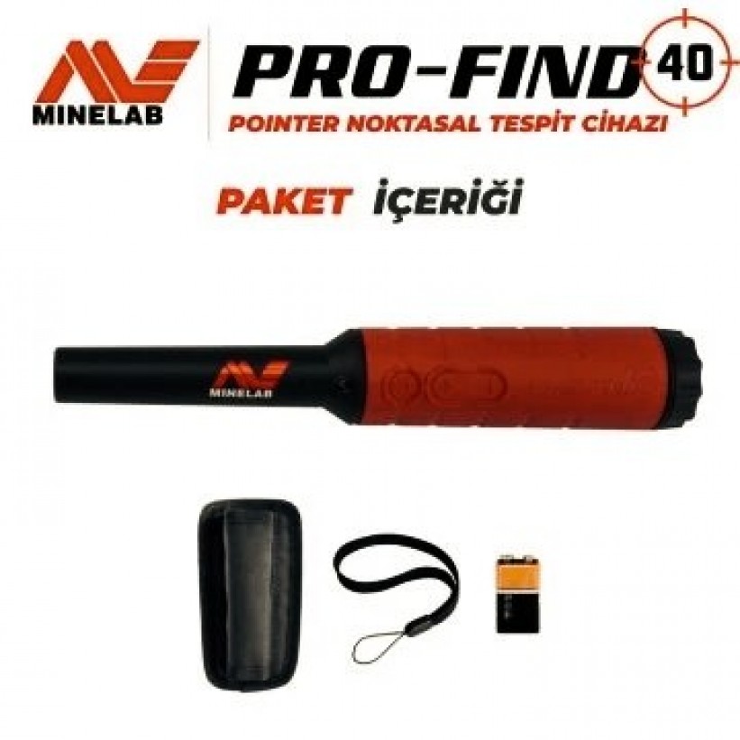Minelab Dedektör Pro Find 40 Pointer Minelab Dedektör Pro Find 40 Pointer