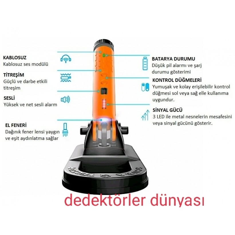 Scuba Tector PRO Su Altı Dedektörü&Sahil Arama Dedektörü