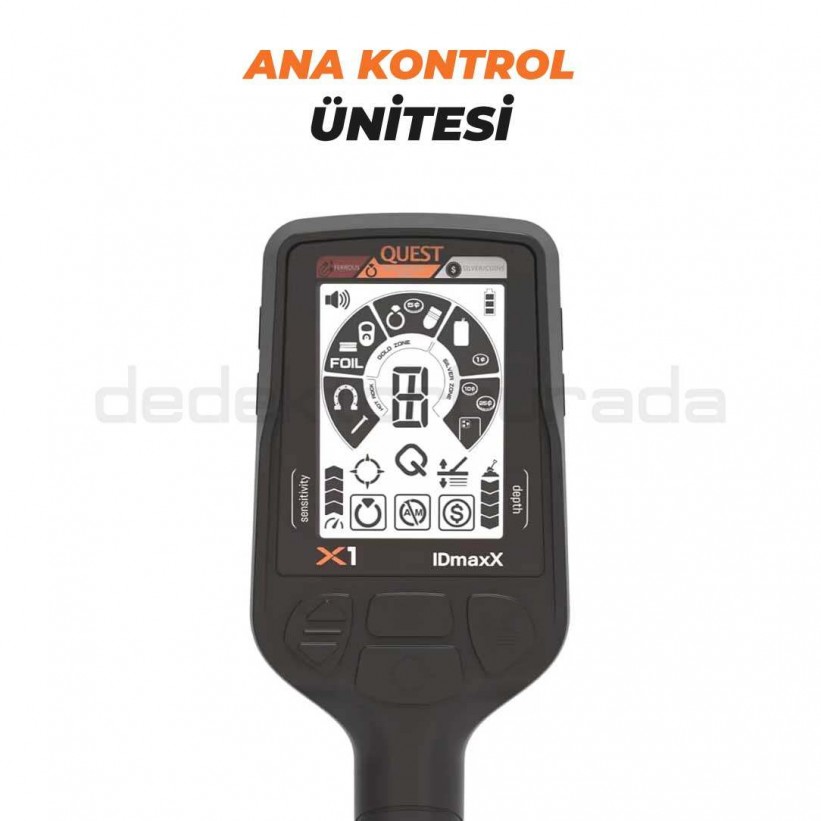Quest X1 IDmaxX Metal Dedektör Quest X1 IDmaxX Metal Dedektör